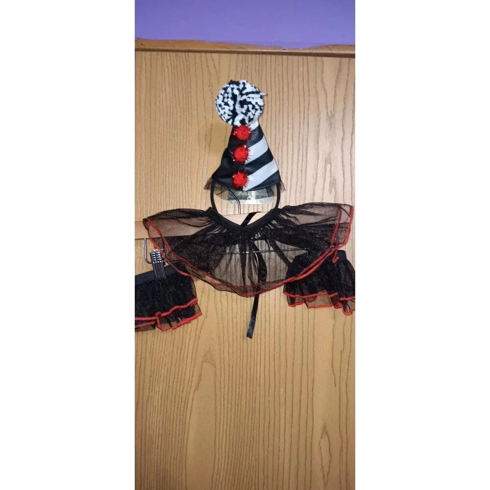 Spirit Halloween Costume Scary Clown Kit Womens Size Small/medium 4-8 Halloween - Picture 6 of 6